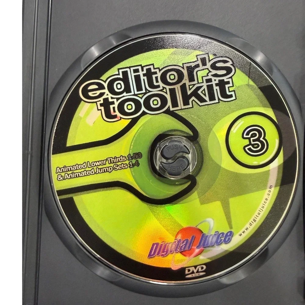 Digital Juice Editor's Toolkit DVD Set Vol 1-10 Motion Graphics Video Assets